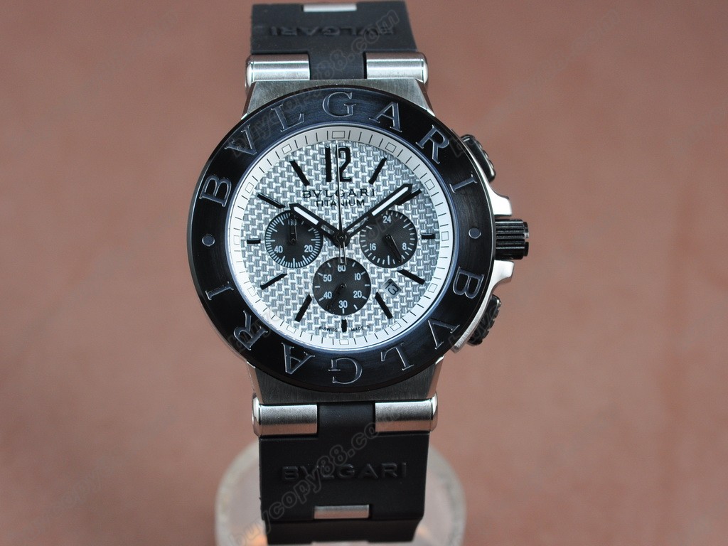 寶格麗 【男性用】 Diagono Aluminium Chrono OS20 石英機芯搭載　5