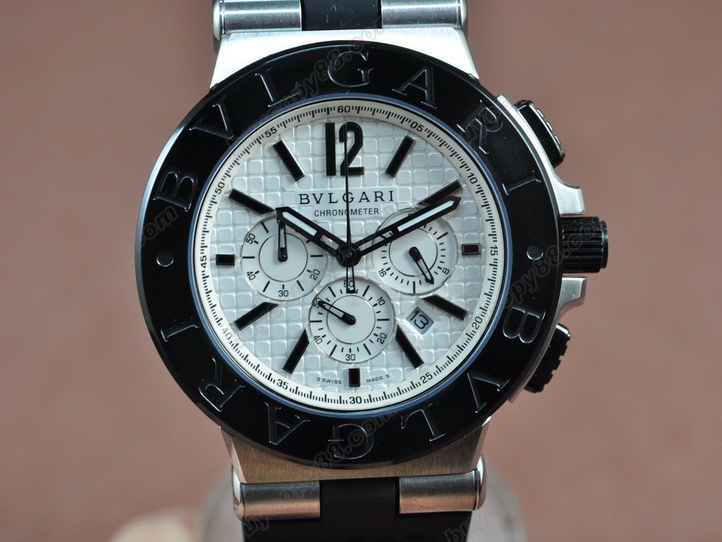 寶格麗 【男性用】 Diagono Aluminium Chrono OS20 石英機芯搭載1