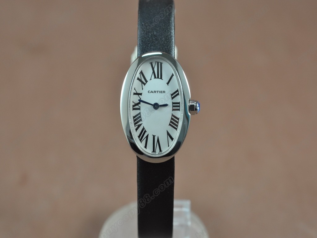 卡地亞【女性用】Baignoire SS/LE White dial Swiss 石英機芯搭載8