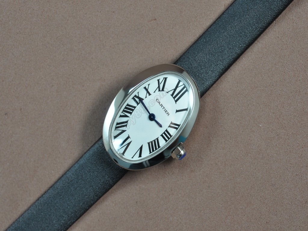 卡地亞【女性用】Baignoire SS/LE White dial Swiss 石英機芯搭載5