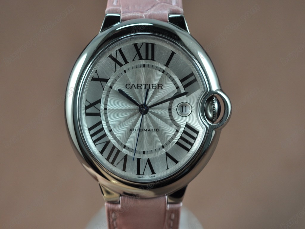 卡地亞【男女兼用】 Ballon Blue de Cartier White Swiss Eta 2824-2 自動機芯搭載 2