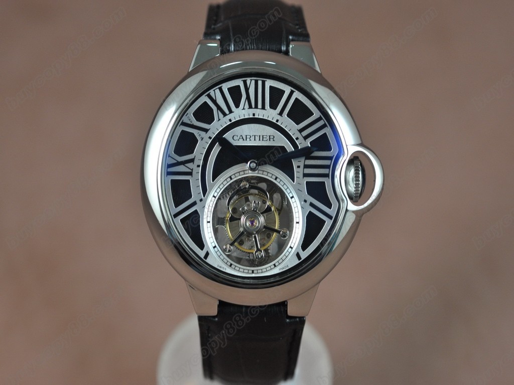 卡地亞【男性用】 Ballon de Cartier Tourbillon Asian Manual手上鏈搭載7