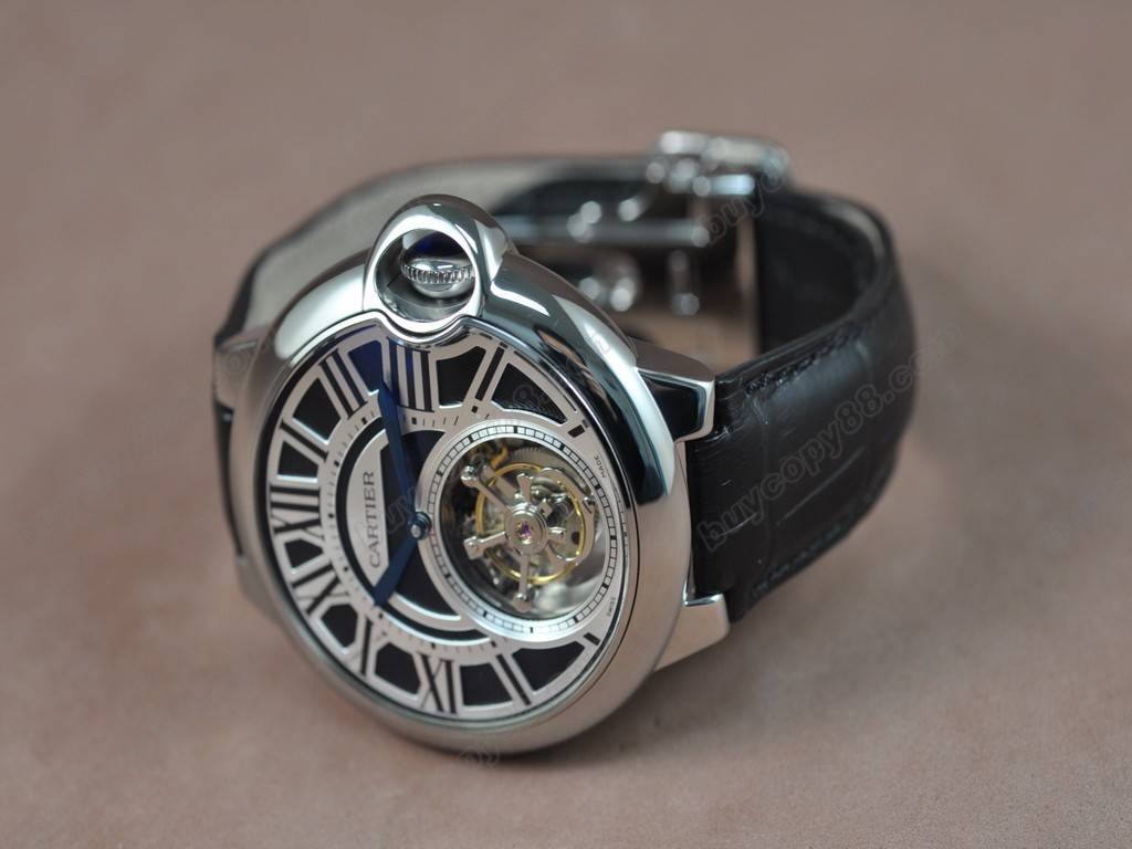 卡地亞【男性用】 Ballon de Cartier Tourbillon Asian Manual手上鏈搭載5