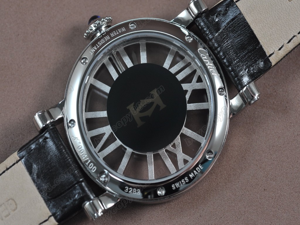 卡地亞【男性用】 Rotonde SS Skeleton dial Swiss Eta 2671-2 自動機芯搭載4