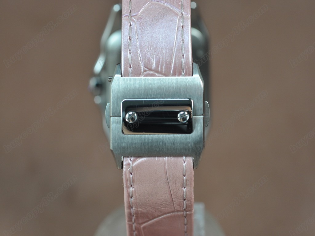 卡地亞【女性用】Santos SS/LE/Diam White dial Swiss Eta 2671-2自動機芯搭載 0