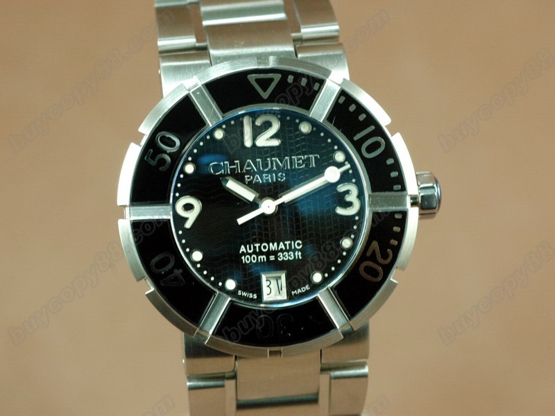 尚美【男性用】 Chaumet Watches Class One Mid SS/SS Black Asian 2824-2 自動機芯搭載．振頻每小時 28,800 次8