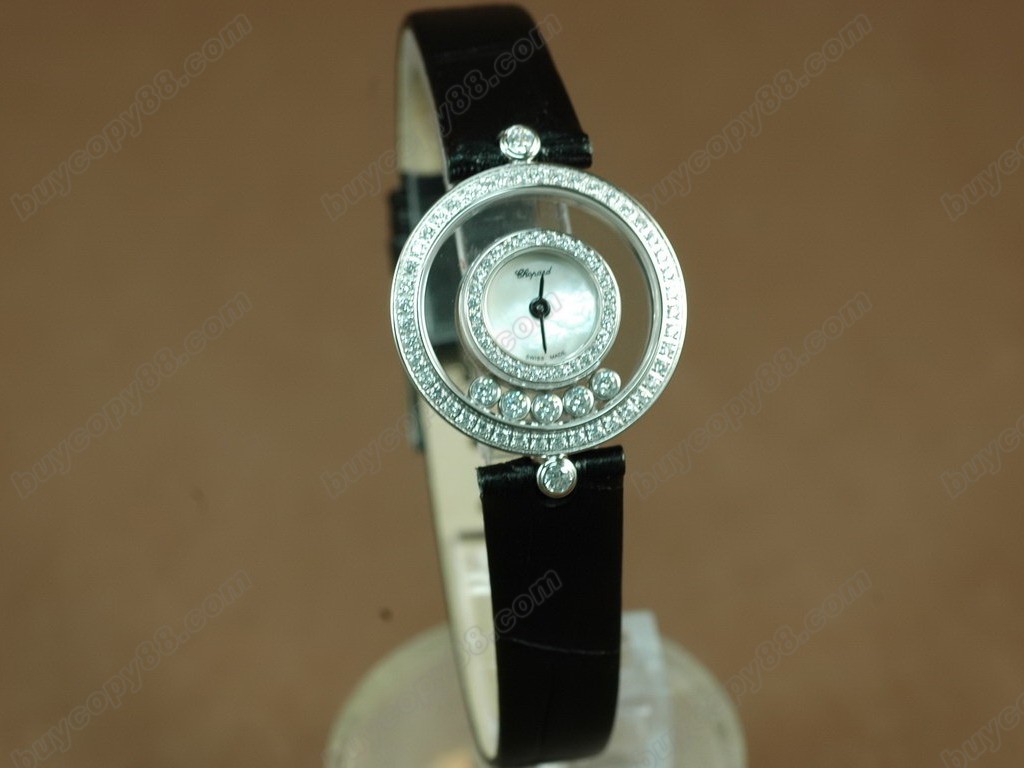 蕭邦錶【女性用】 Happy Diamonds Ladies SS White Swiss石英機芯搭載4