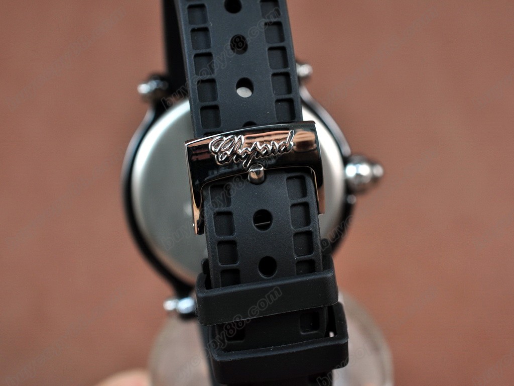 蕭邦錶【女性用】 Happy Sports Ladies Happy Black Ed Ceramic/Blk Swiss石英機芯搭載6