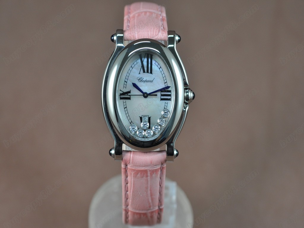 蕭邦錶【女性用】 Happy Sports SS/White Swiss 石英機芯搭載2