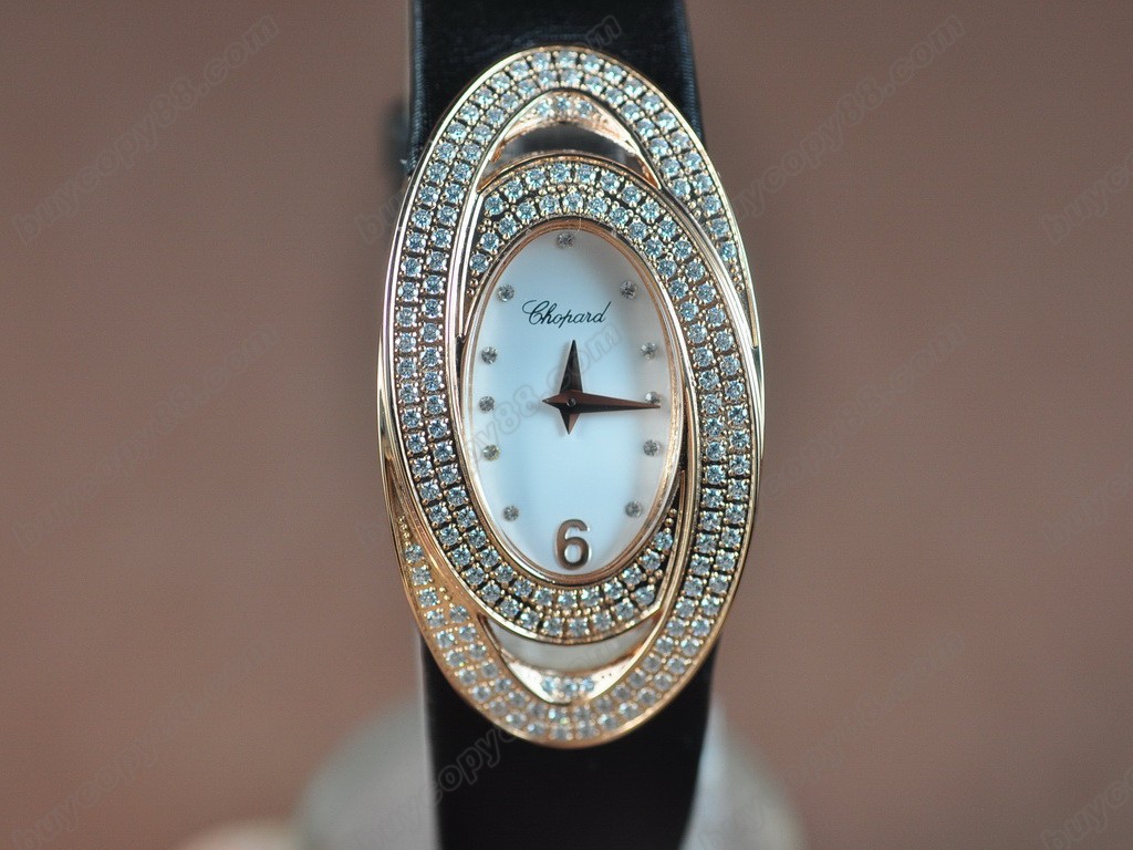 蕭邦錶【女性用】Ladies RG/Diam Swiss 石英機芯搭載6