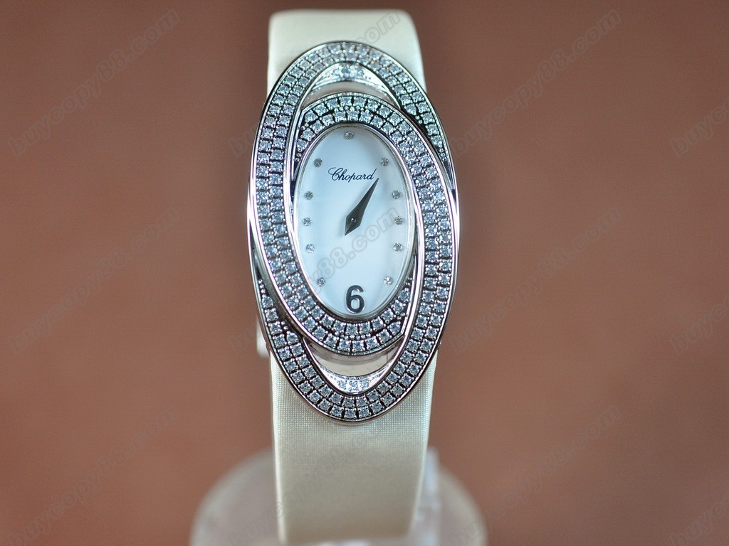 蕭邦錶【女性用】 Ladies SS/Diam Swiss石英機芯搭載8