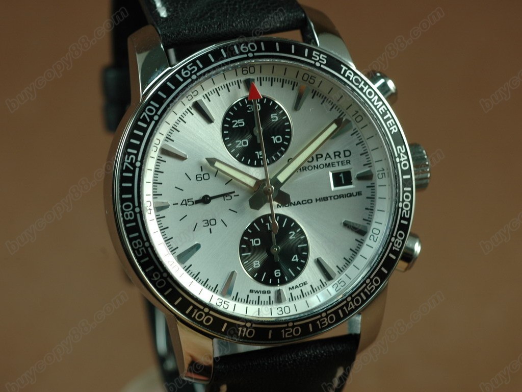 蕭邦錶【男性用】 Mile Miglia Chrono Grand Prix Ed SS/LE Wht A-7750 自動機芯搭載0