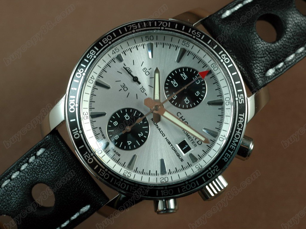 蕭邦錶【男性用】 Mile Miglia Chrono Grand Prix Ed SS/LE Wht A-7750 自動機芯搭載4