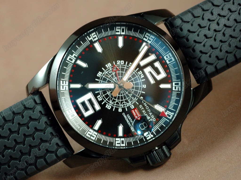 蕭邦錶【男性用】Mile Milgia GT GMT PVD/LE Black A23J 自動機芯搭載0