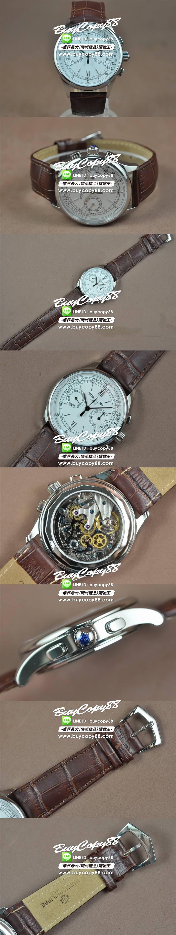 百達翡麗 Patek Philippe Classic A-7750 Hand-winding0