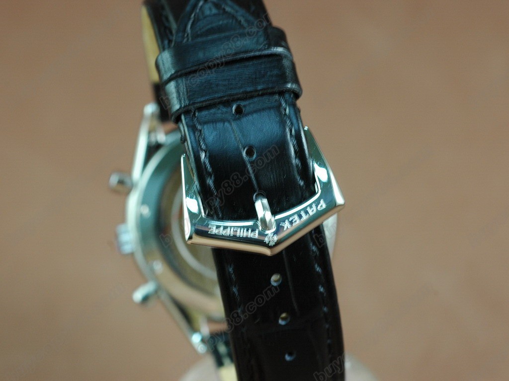 百達翡麗【男性用】 Classics Complications SS Case Black Dial Black Strap Japanese 0S 20 石英機芯搭載6