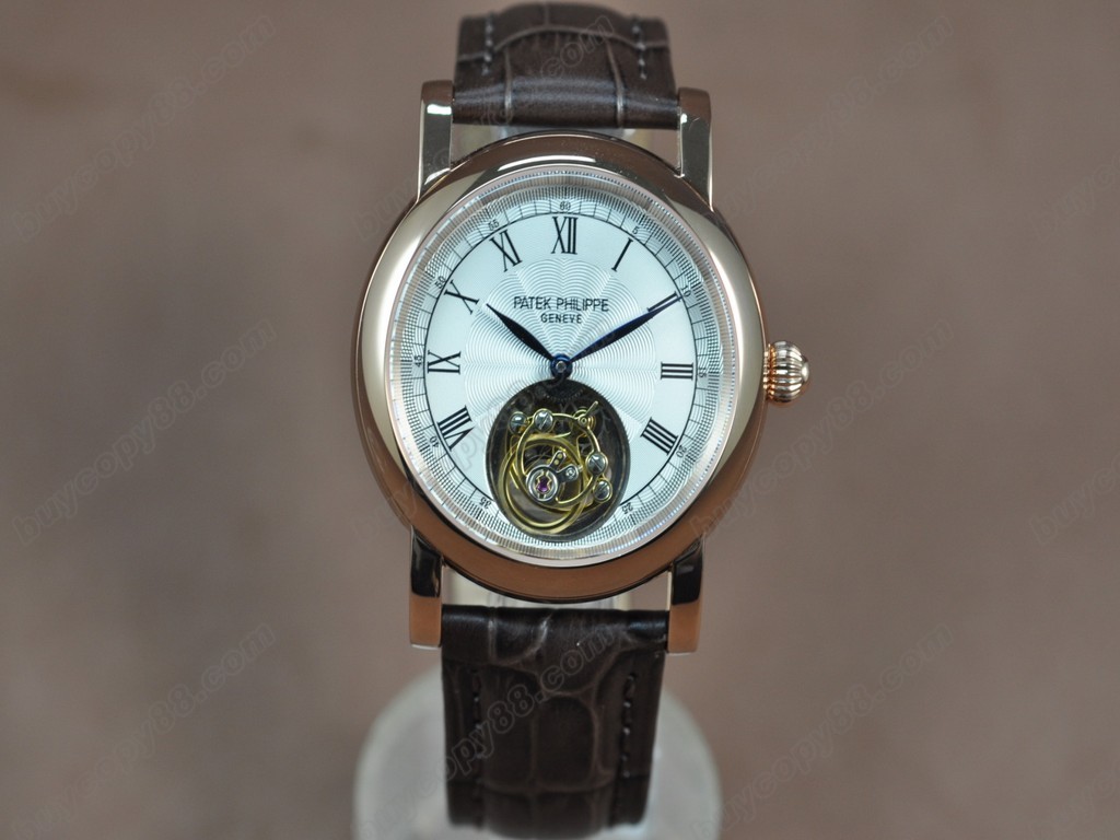 百達翡麗【男性用】Classic RG/LE White Flying Tourbillon 手上鏈搭載0