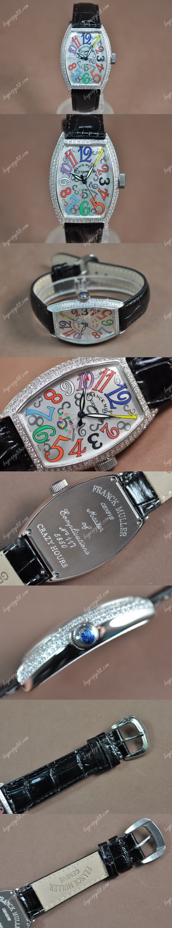  法蘭克慕勒Franck Muller Casablanca SS/LE/Diam White Asian 2813自動機芯搭載0