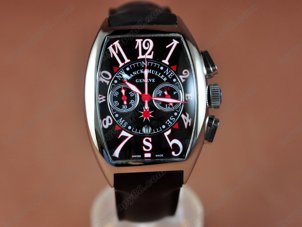 法蘭克穆勒【男性用】 Casablanca Chronograph SS Case Japan OS20 石英機芯搭載6