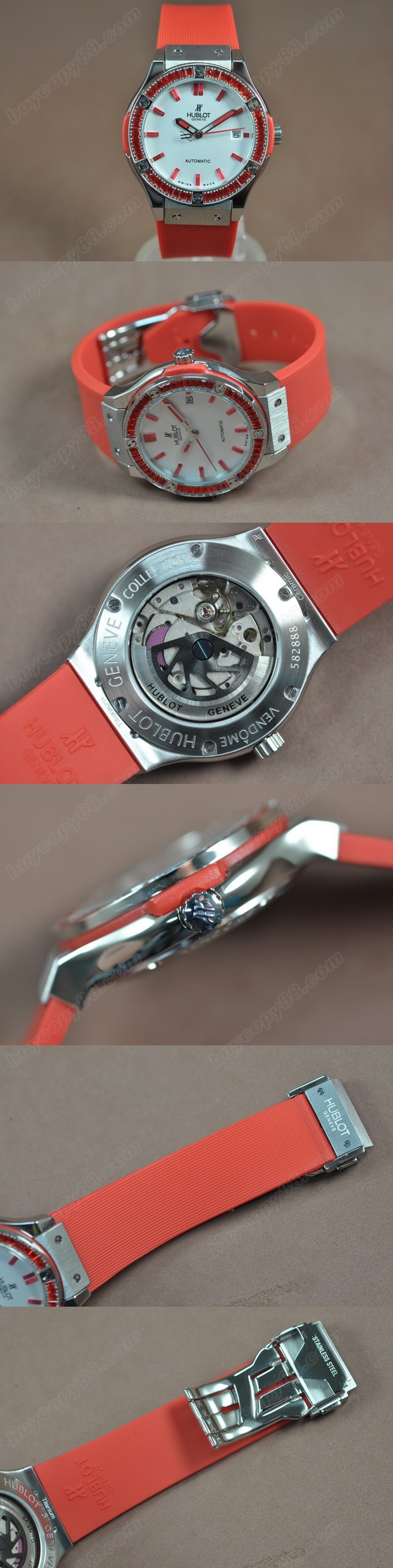 御博 Hublot Big Bang 40mm SS/RU/Diam Asian 2813 自動機芯搭載0