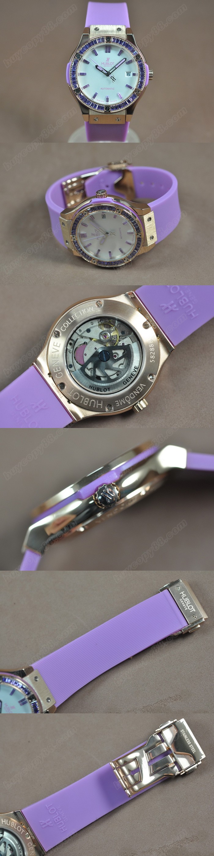 御博 Hublot Big Bang 40mm SS/RU/Diam Asian 2813 自動機芯搭載0