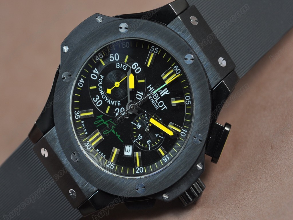 御博 【男性用】Big Bang 44mm PVD/LE Black Japanese 0S20石英機芯搭載　2