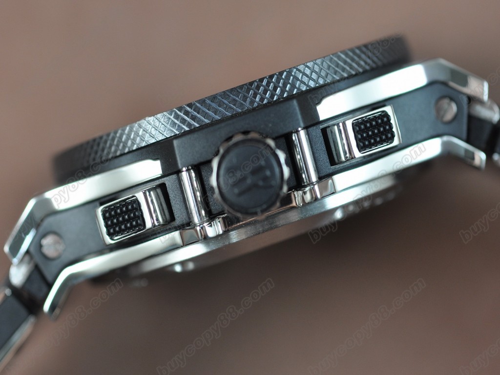 御博 【男性用】Big Bang SS Ceramic Bez Aspen Black Asia 7750自動機芯搭載3