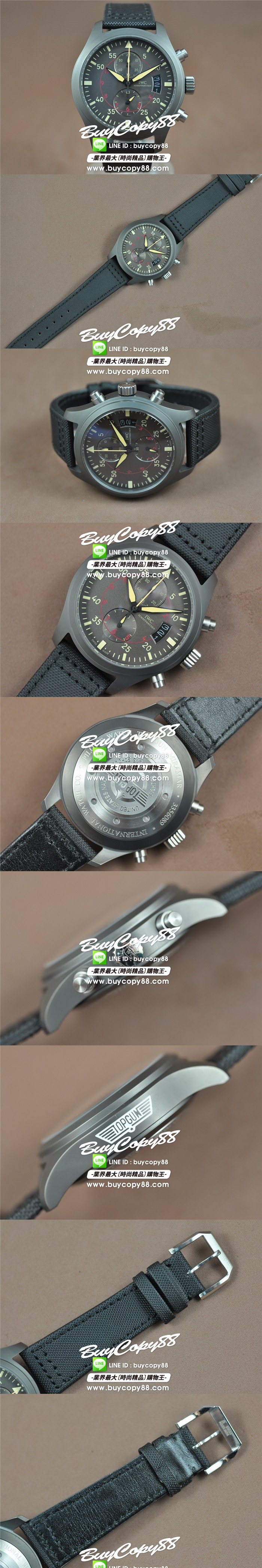 IWC Watches Pilot Chrono Jap-OS11 Quartz0