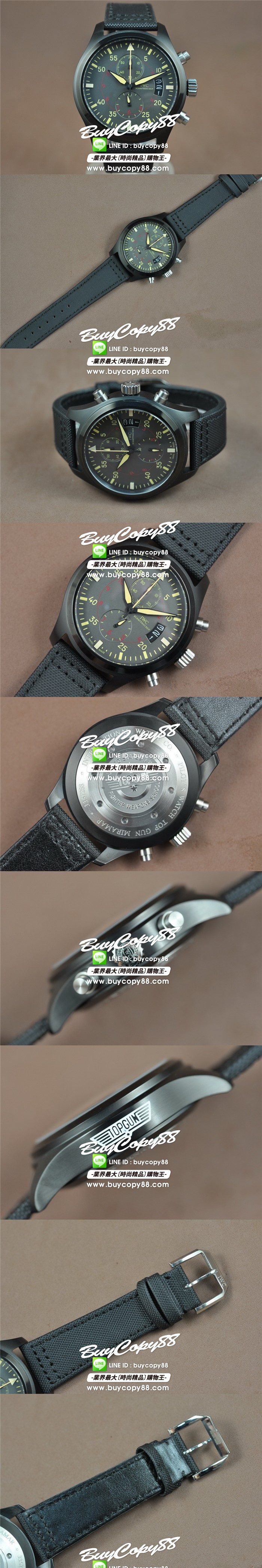 IWC Watches Pilot Chrono Jap-OS11 Quartz0