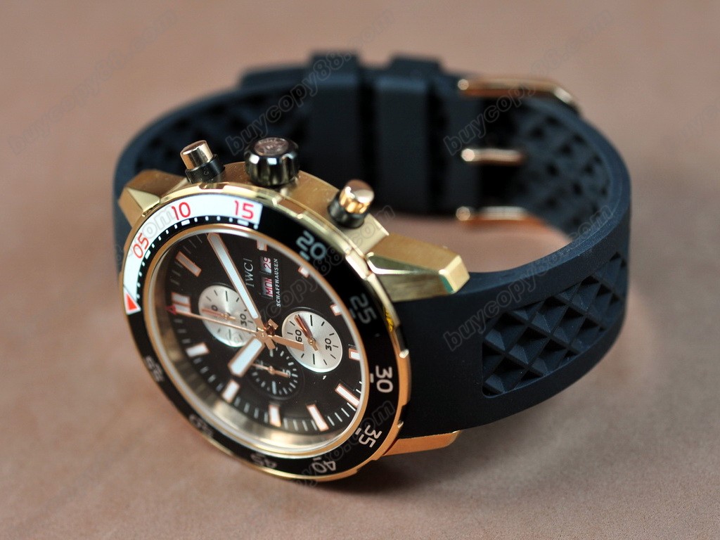 Iwc Watches Aquatimer RG/Black Japan OS 20石英機芯搭載 8