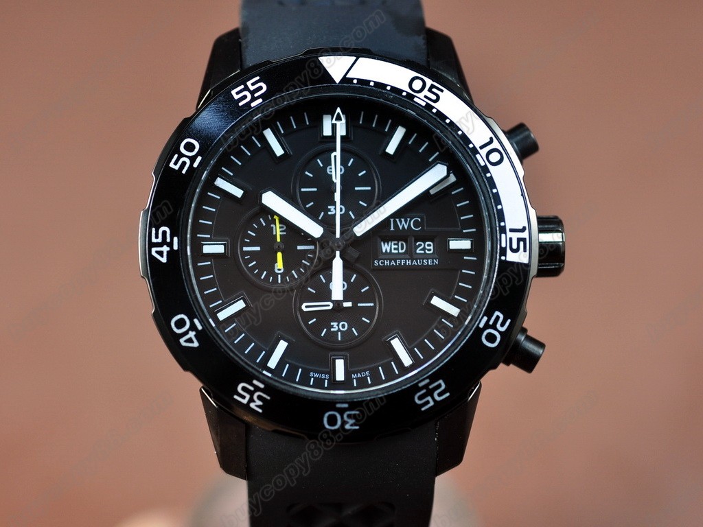 IWC【男性用】Aquatimer Pvd/Black Japan OS 20石英機芯搭載 7