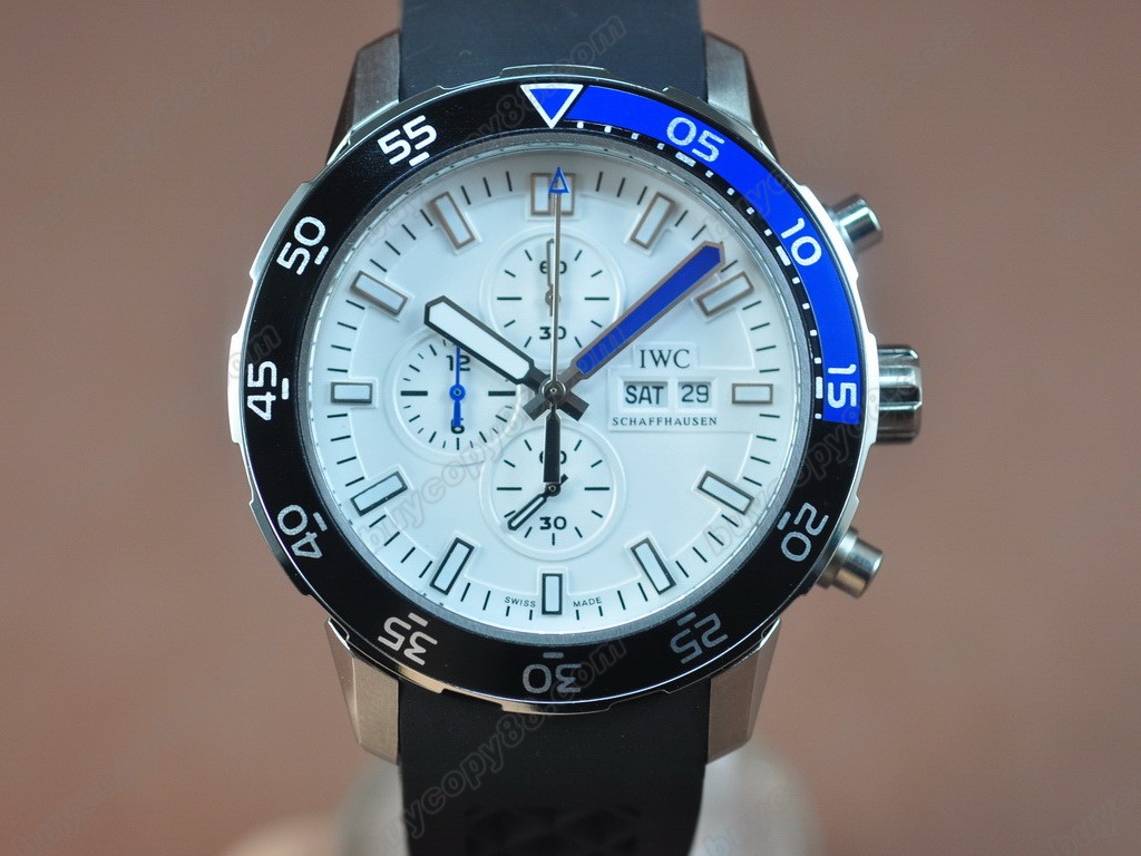 IWC【男性用】 Aquatimer SS/White Japan OS 20石英機芯搭載7