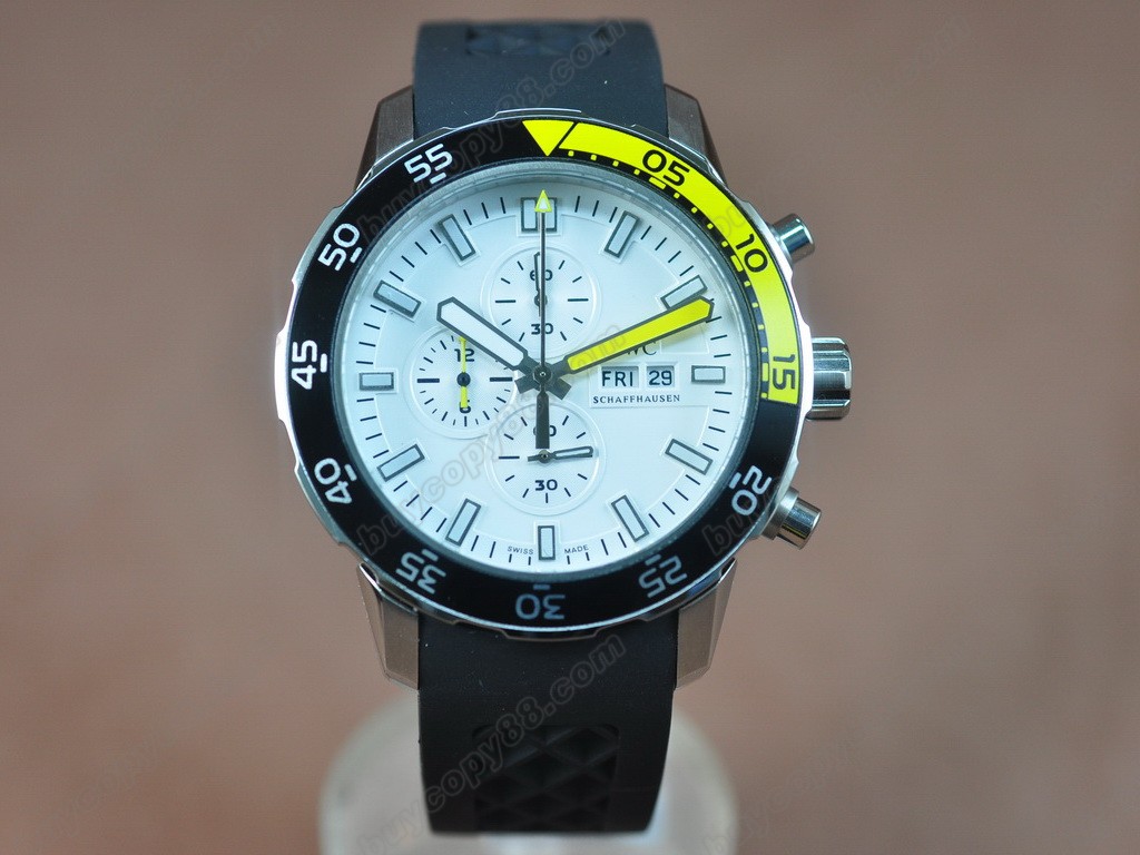 IWC【男性用】Aquatimer SS/White Japan OS 20石英機芯搭載2