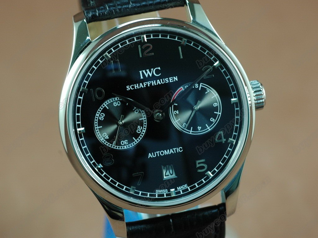 IWC Watches Portugese 7 Days SS/LE Grey Asia 21J 自動機芯搭載 9