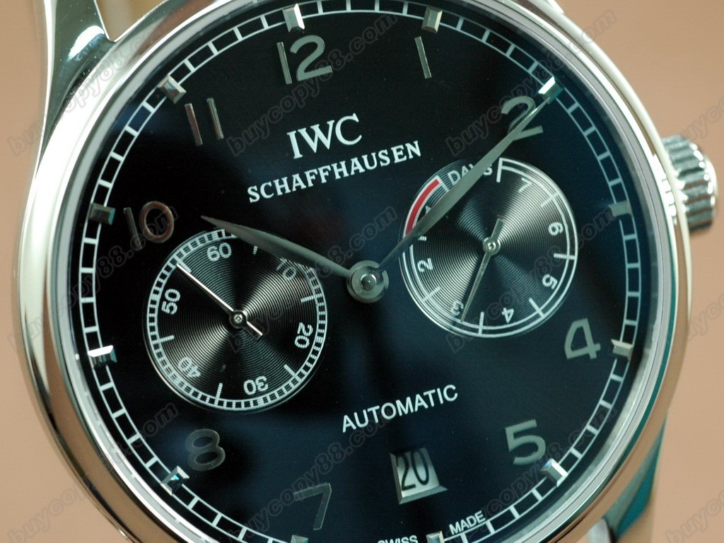 IWC Watches Portugese 7 Days SS/LE Grey Asia 21J 自動機芯搭載 8