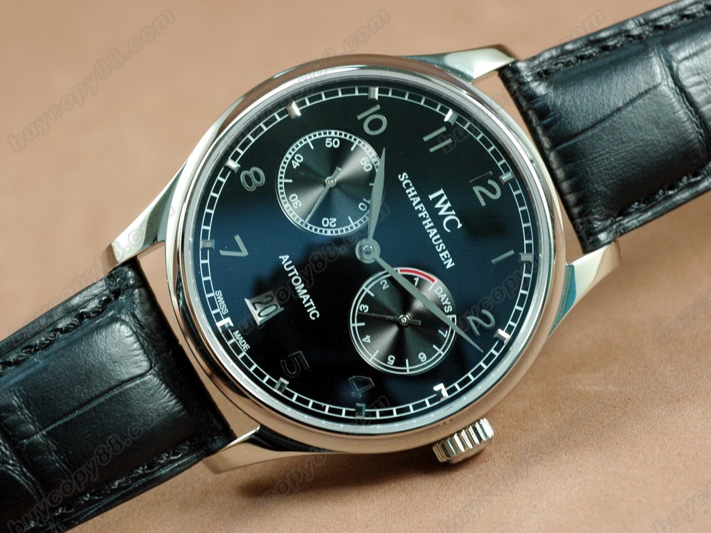 IWC Watches Portugese 7 Days SS/LE Grey Asia 21J 自動機芯搭載 5