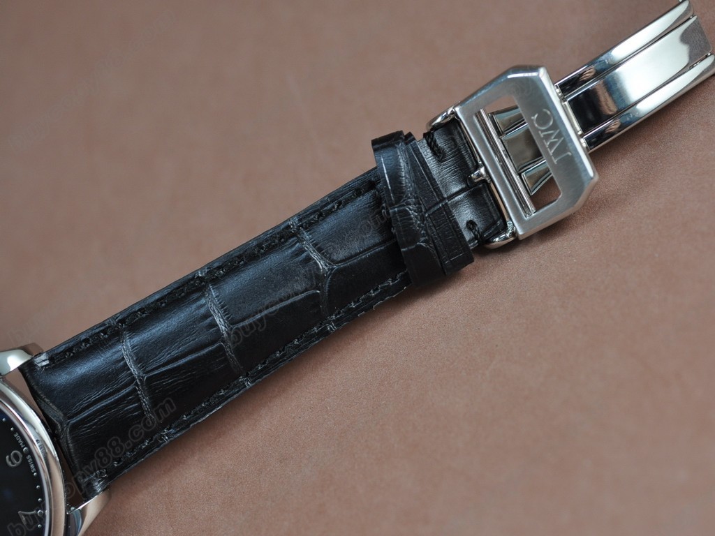 IWC【男性用】Portugese Mystere Tourbillon SS/LE Black 手上鏈搭載6