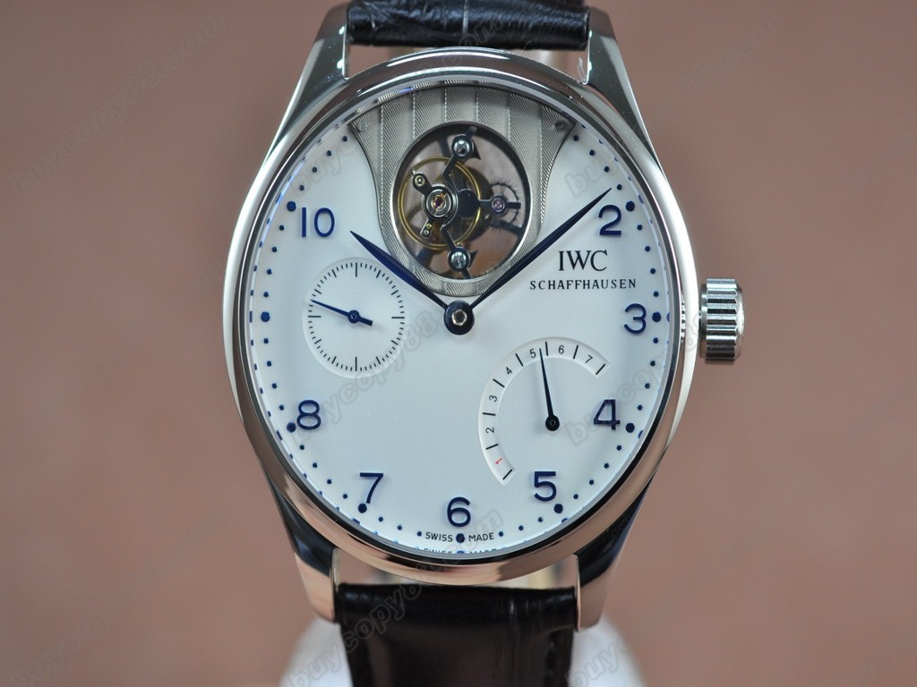 IWC【男性用】Portugese Mystere Tourbillon SS/LE Tourbillon 手上鏈搭載8