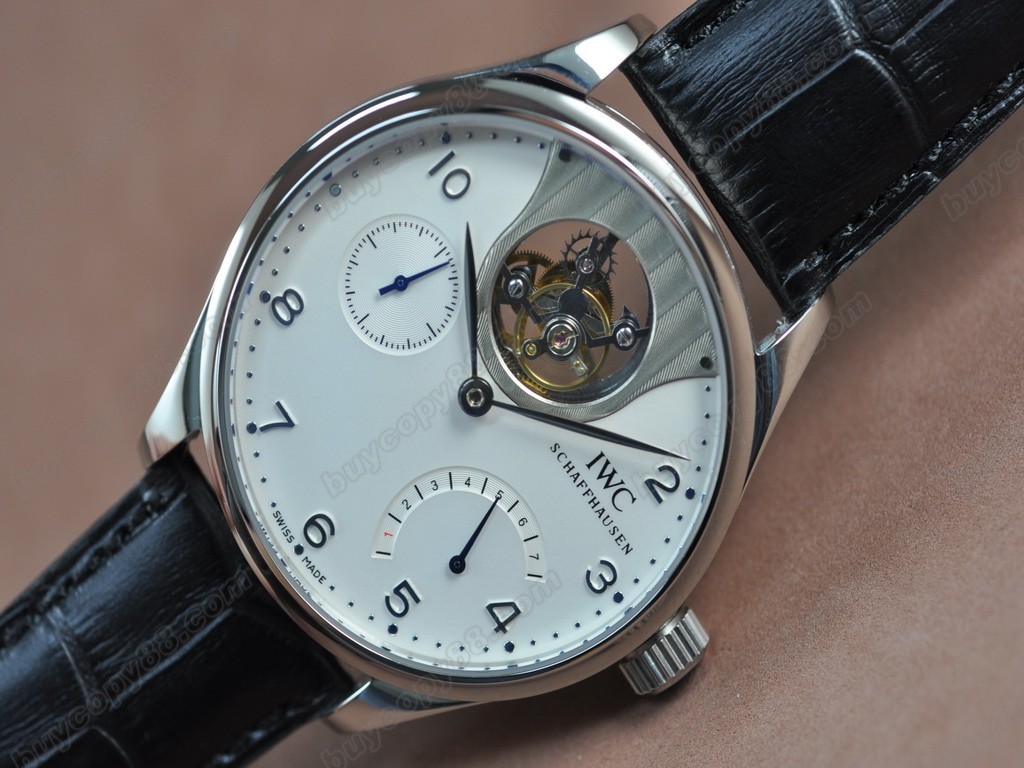 IWC【男性用】Portugese Mystere Tourbillon SS/LE Tourbillon 手上鏈搭載6