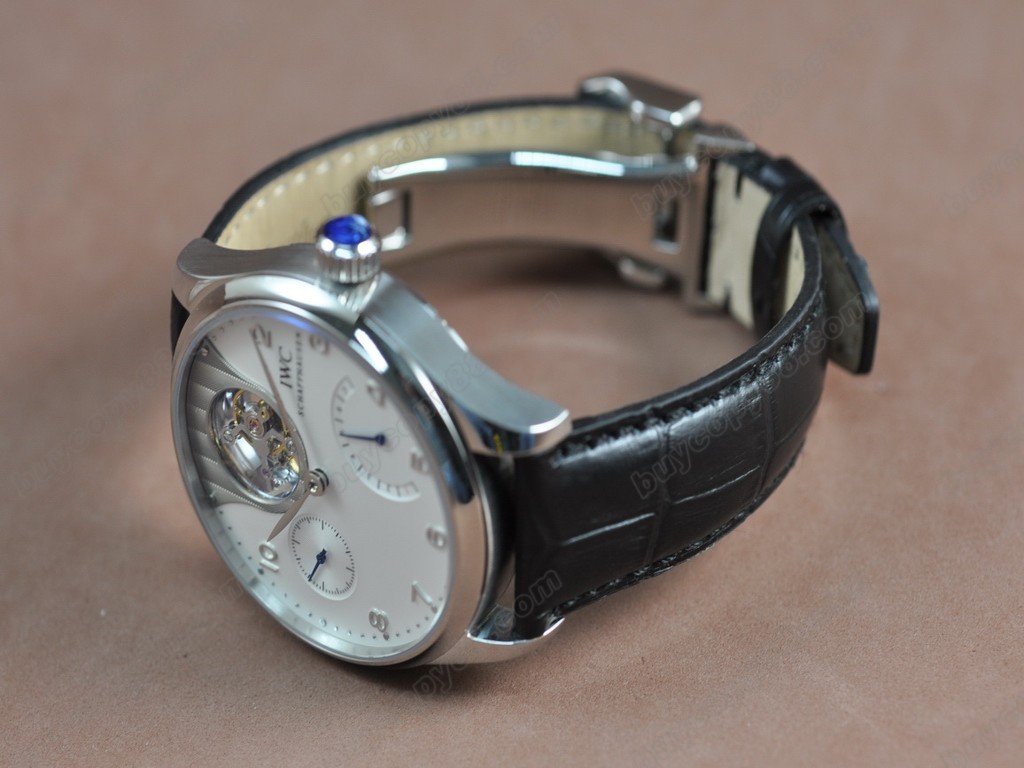 IWC【男性用】Portugese Mystere Tourbillon SS/LE Tourbillon 手上鏈搭載0