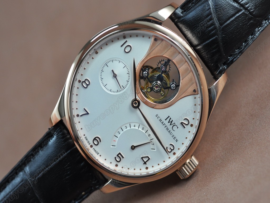 IWC【男性用】Portugese Mystere Tourbillon SS/LE Tourbillon 手上鏈搭載7