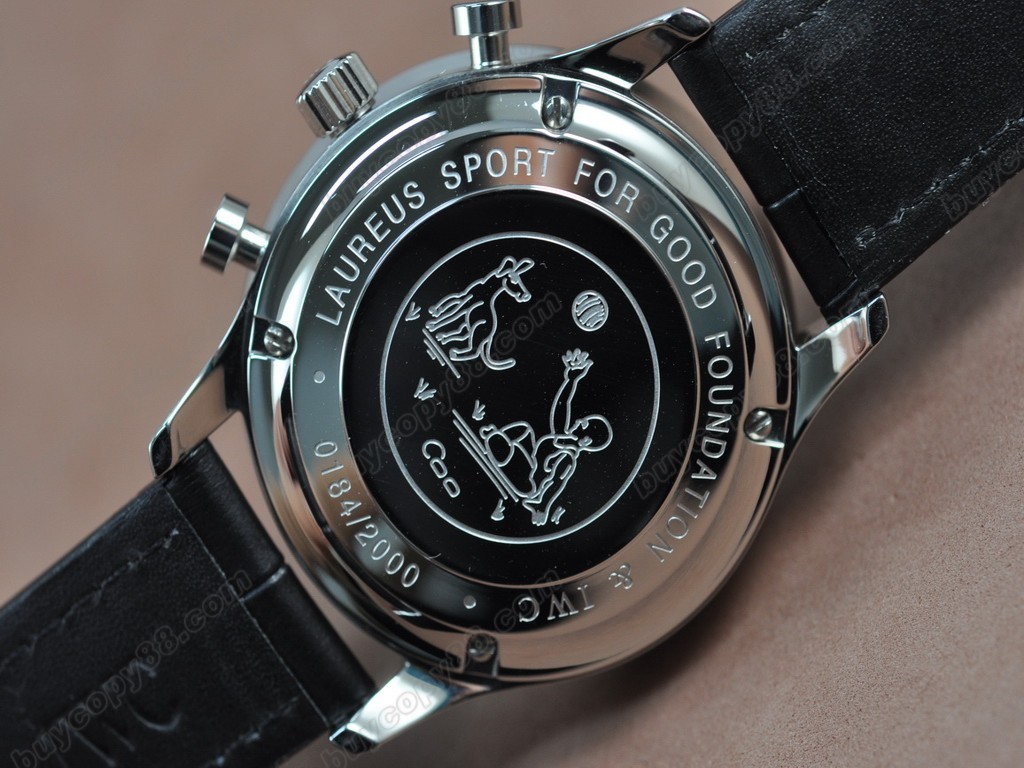 IWC【男性用】Portuguese Chrono SS/LE Wht/Blue Asia 7750 自動機芯搭載.振頻每小時 28,800 次 3