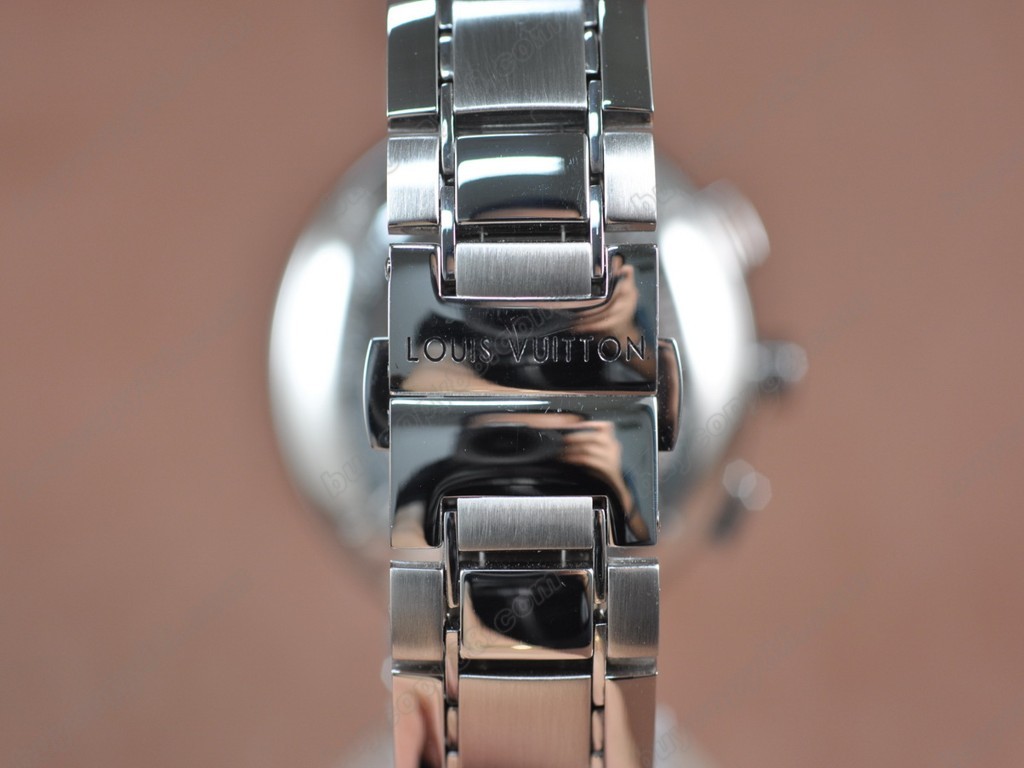 路易威登【男性用】Tambour 227 Chrono SS/SS Black dial A-7750 自動機芯搭載．振頻每小時 28,800 次5