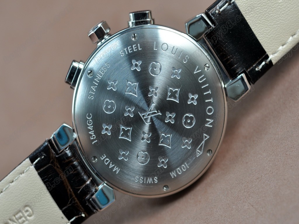 路易威登【男性用】 Tambour SS/LE/White Japan OS20 石英機芯搭載6