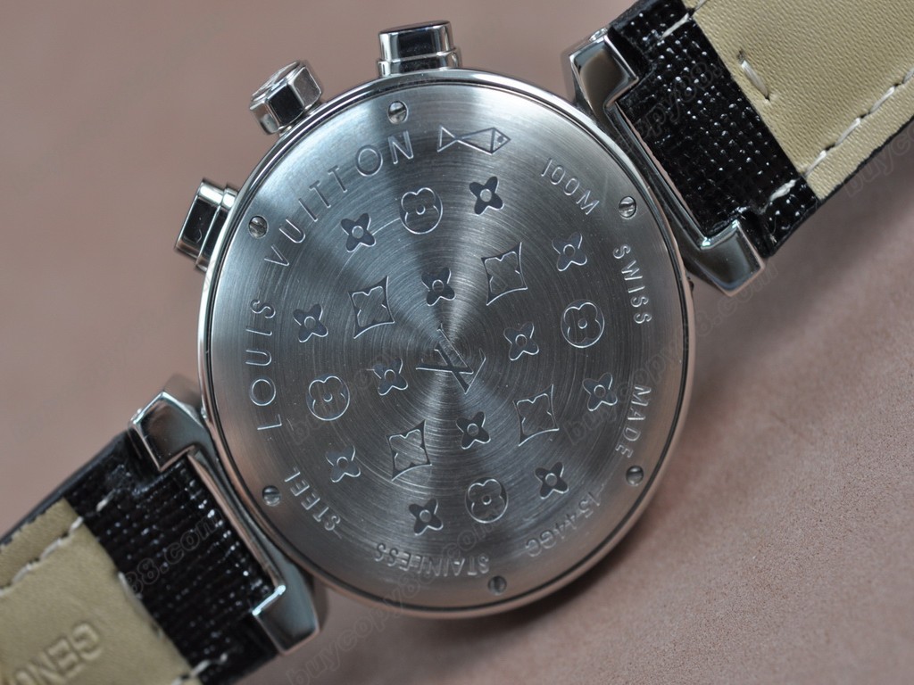 路易威登【男性用】Tambour SS/LE/Black Japan OS20 石英機芯搭載3