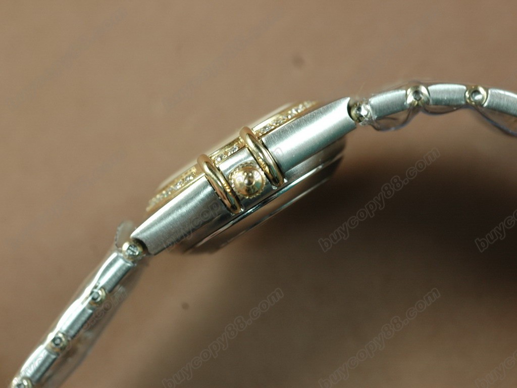 歐米茄 【男性用】18K Wrapped TT Men Diam Bezel Gold Diamond Eta 2836自動機芯搭載1