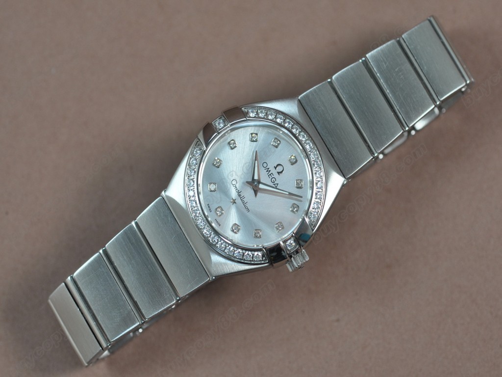 歐米茄 【女性用】 Constellation 28mm SS/Diam Silver dial Swiss ronda 石英機芯搭載3