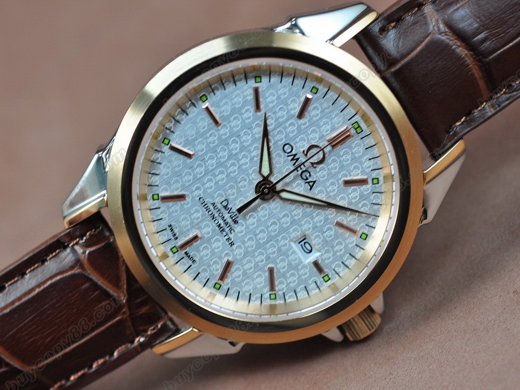 歐米茄 【男性用】 Deville Leather Strap Asia 21J 自動機芯搭載 0