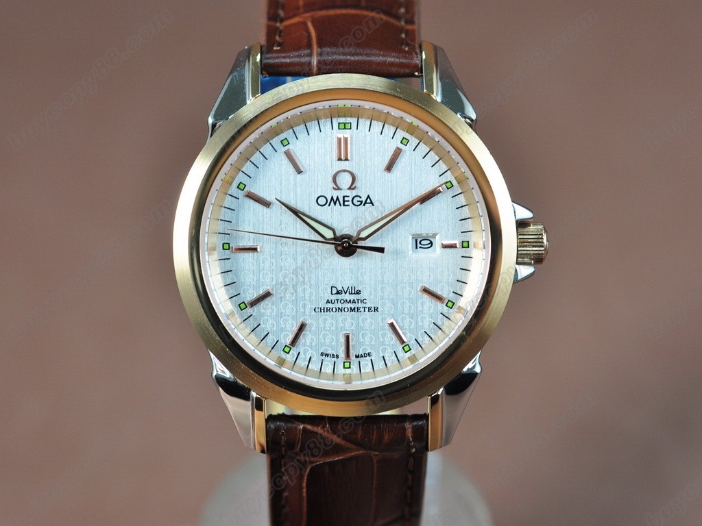 歐米茄 【男性用】 Deville Leather Strap Asia 21J 自動機芯搭載 2