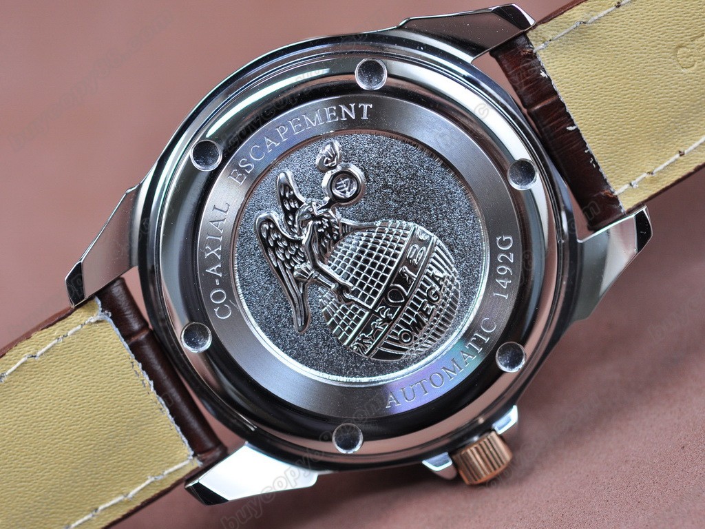 歐米茄 【男性用】 Deville Leather Strap Asia 21J 自動機芯搭載 1